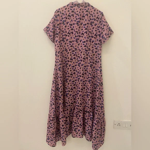 Pink leopard print maxi dress - Picture 7 of 8